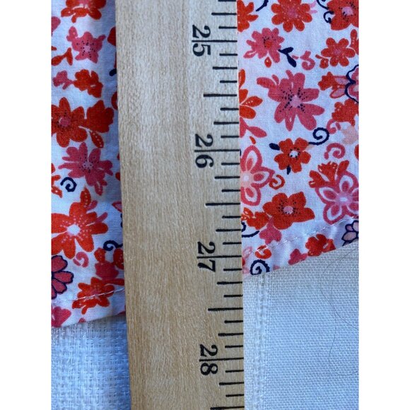 Banana Republic Women’s XL Pink Floral Button-Up Shirt Classic Fit Casual Comfy - Picture 6 of 13